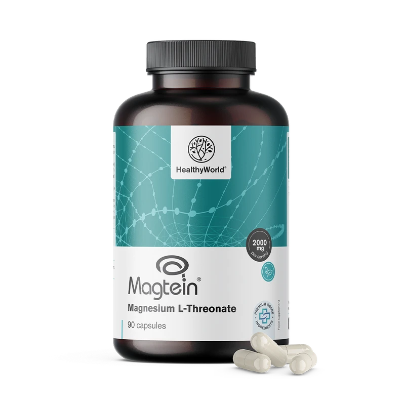 HealthyWorld Magnésium L-thréonate Magtein 2000 mg