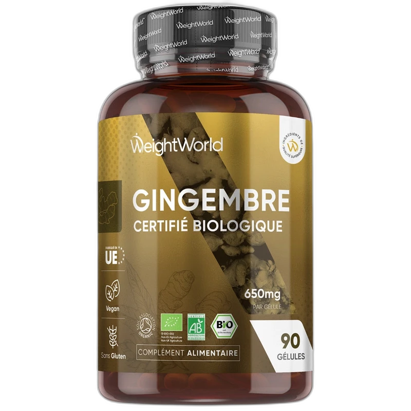 WeightWorld Gingembre Bio en Gélules
