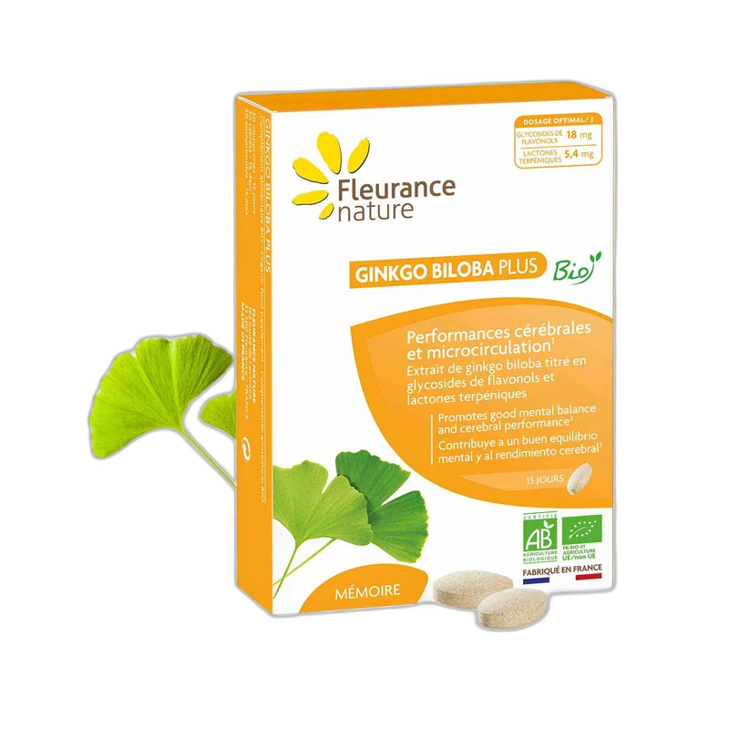 Fleurance Nature Ginkgo biloba PLUS Bio