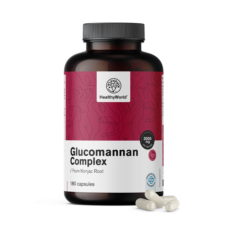 HealthyWorld Complexe de glucomannane 3000 mg