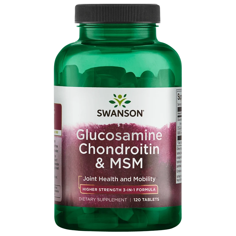 Swanson Glucosamine, Chondroitine & MSM 500/400/200