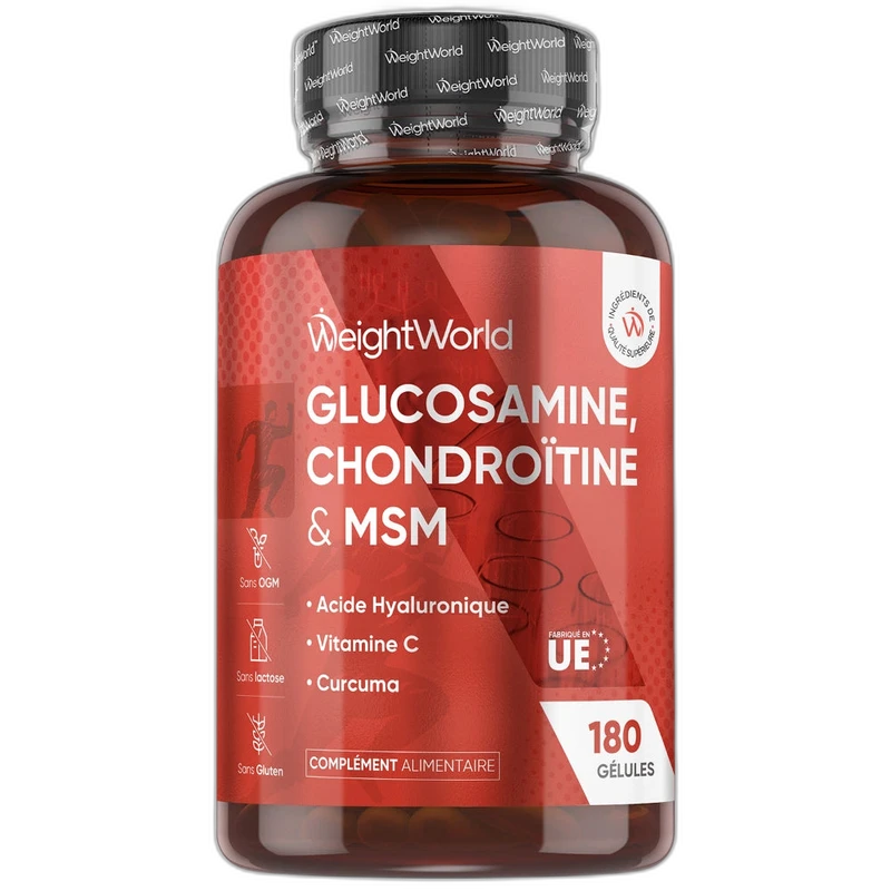 WeightWorld Glucosamine Chondroïtine & MSM en Gélules