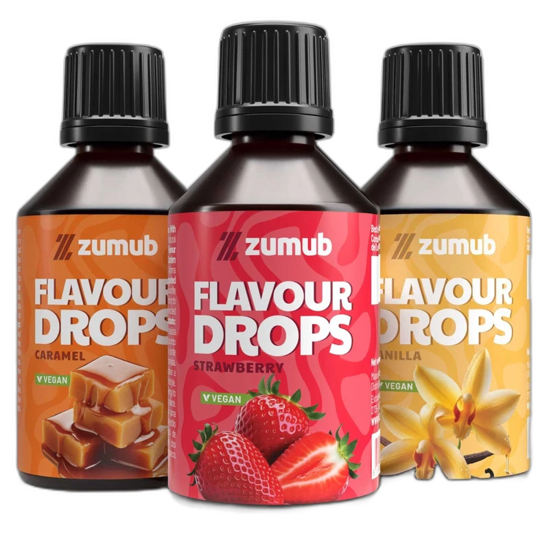 Zumub Gouttes d'Arôme 50 ml Mélange d'Arômes (Pack de 3)