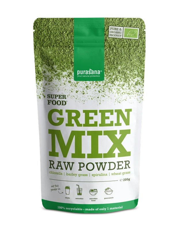 Purasana Green Mix Raw Powder Bio