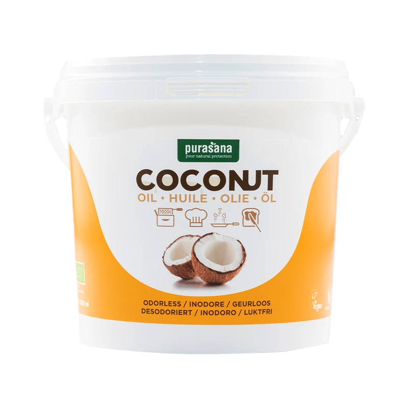 Purasana Huile de noix de coco désodorisée