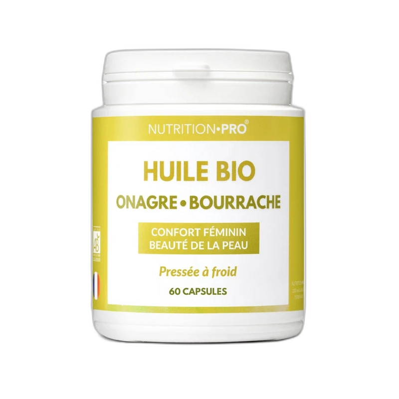 Nutrition•pro Huile d'Onagre / Bourrache Bio