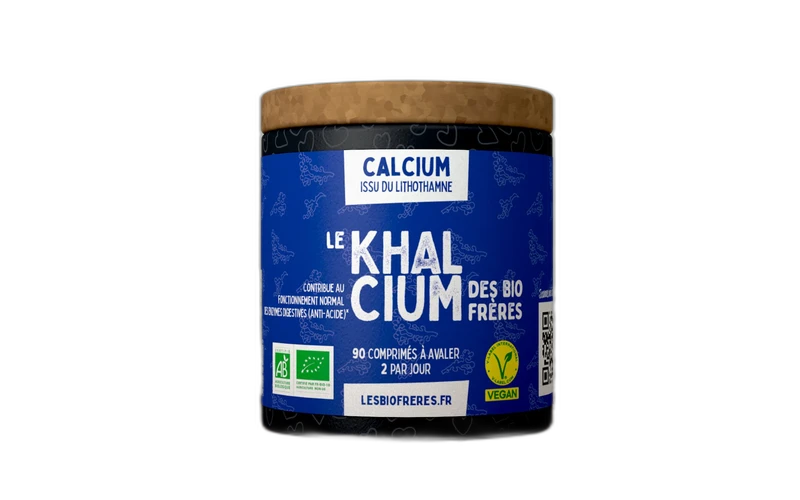 Les Bio Frères Khalcium - Calcium vegan d'origine naturelle
