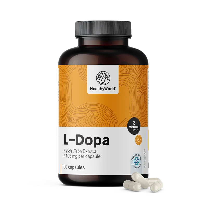 HealthyWorld L-dopa 105 mg - extrait de féverole