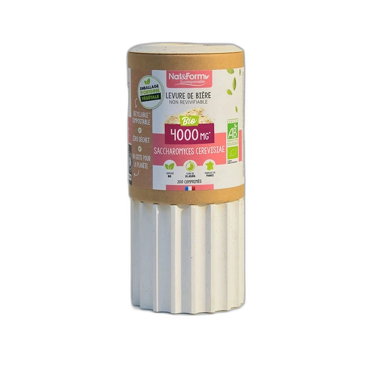 Nat&Form Levure de Bière Bio Non Revivifiable
