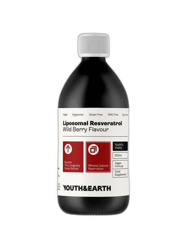 Youth & Earth Resvératrol liposomal 200mg (250ml)