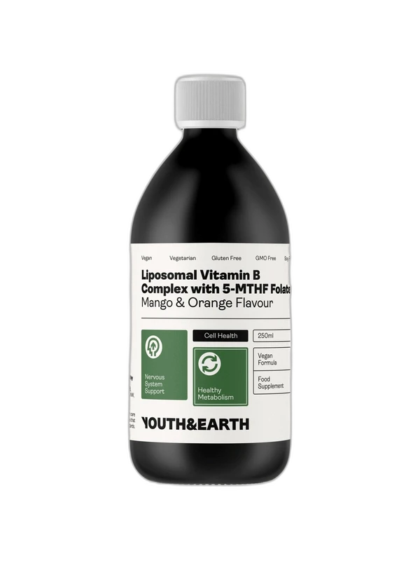 Youth & Earth Complexe liposomal vitamines B + 5-MTHF (250ml)