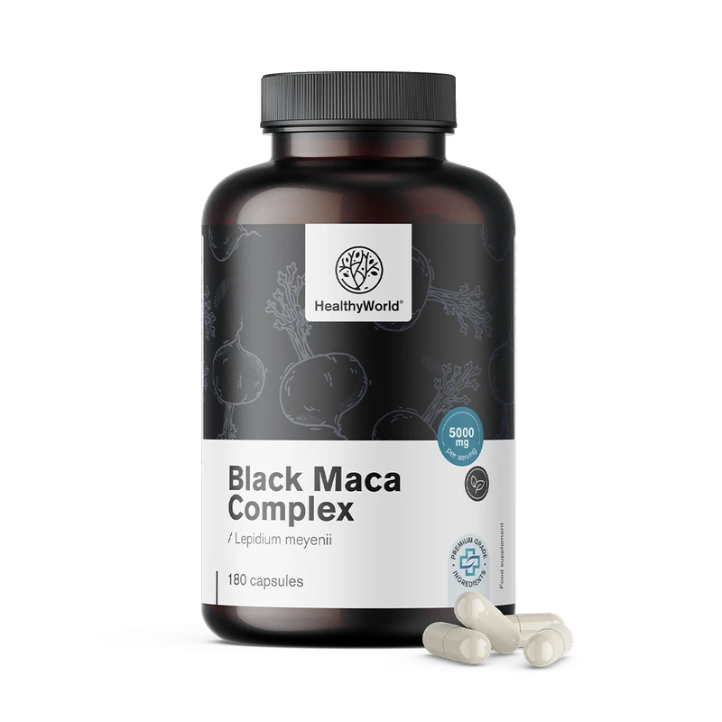 HealthyWorld Complexe Maca noire 5000 mg