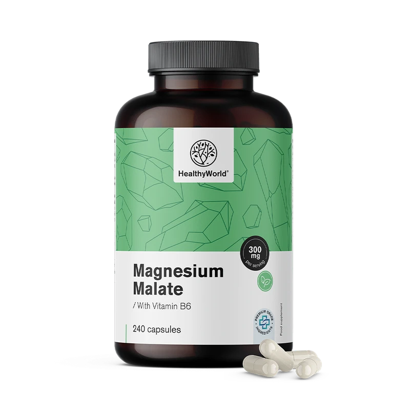 HealthyWorld Malate de magnésium 2000 mg