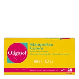 Granions Manganèse-Cuivre Oligosol