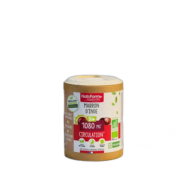 Nat&Form Marron d'Inde Bio en gélules