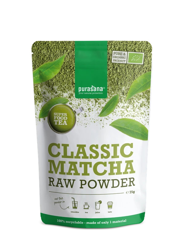 Purasana Matcha Classic en poudre Bio