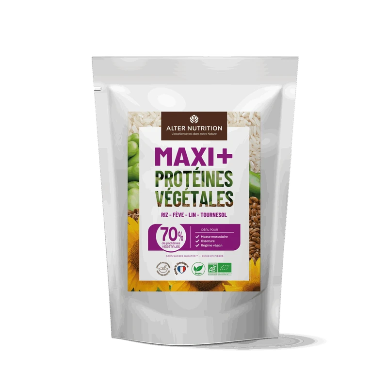Alter Nutrition Maxi + Protéines végétales Bio