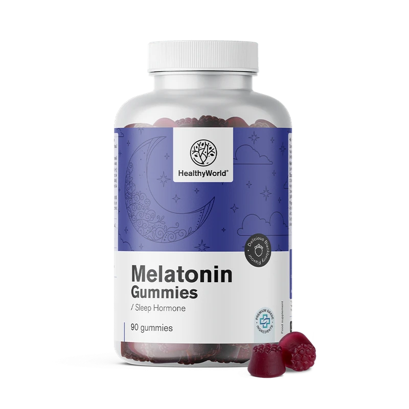 HealthyWorld Mélatonine 1 mg - gummies