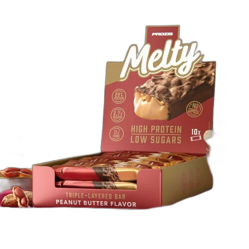 Prozis Melty - Barre Protéinée à Faible Teneur en Sucres