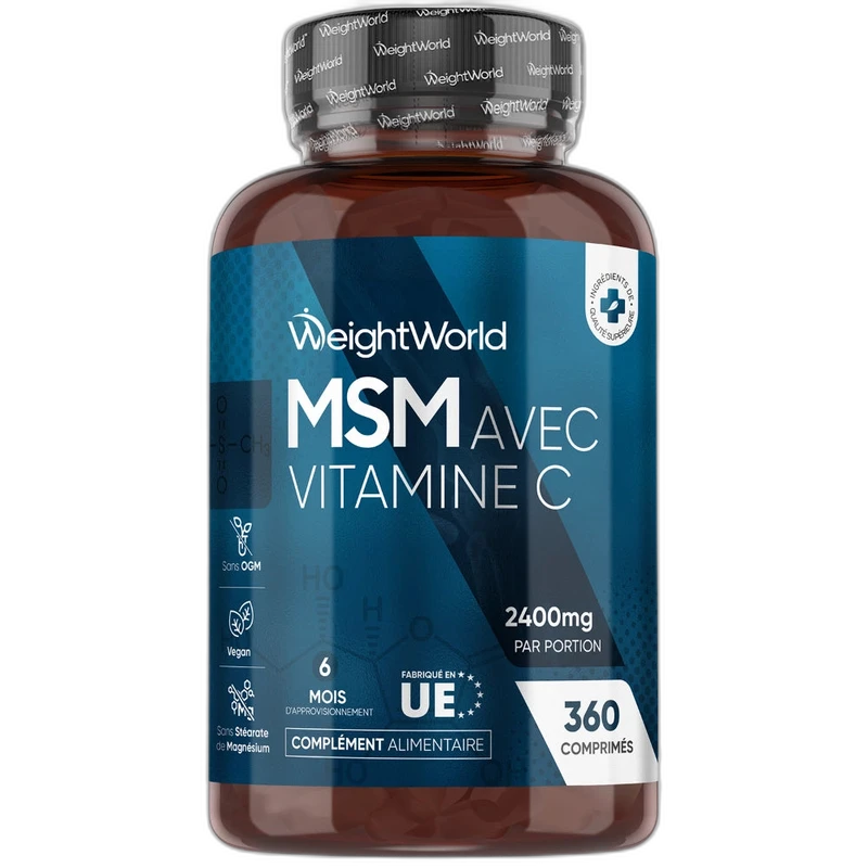 WeightWorld MSM avec Vitamine C
