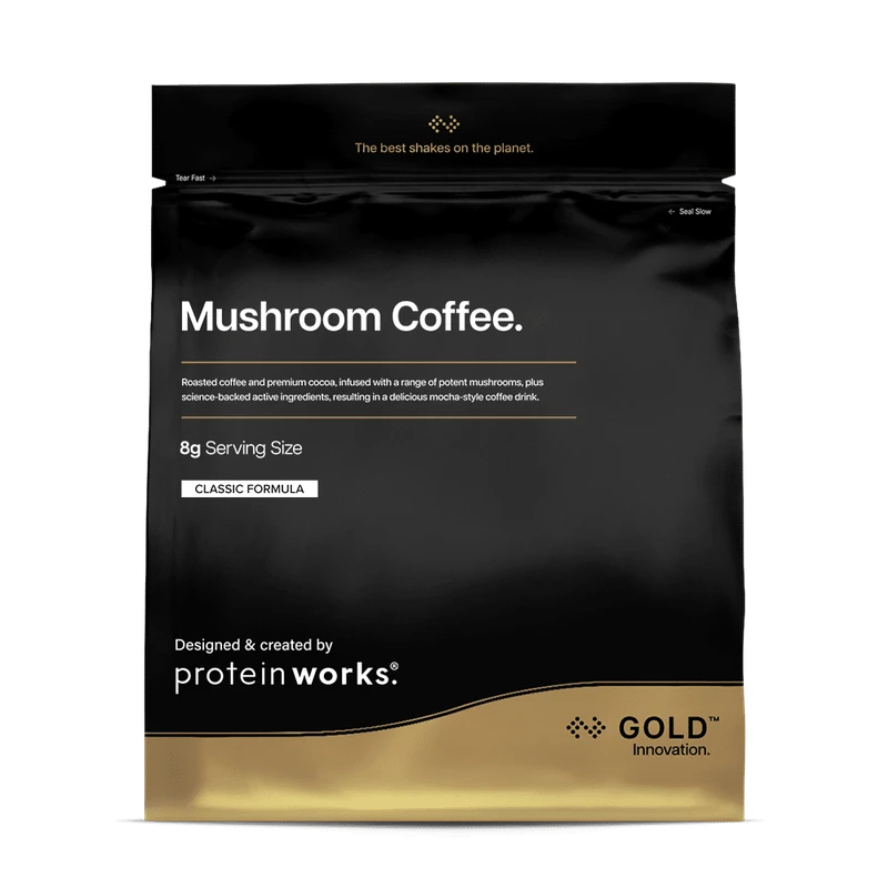The Protein Works Mushroom Coffee - GOLD Innovation