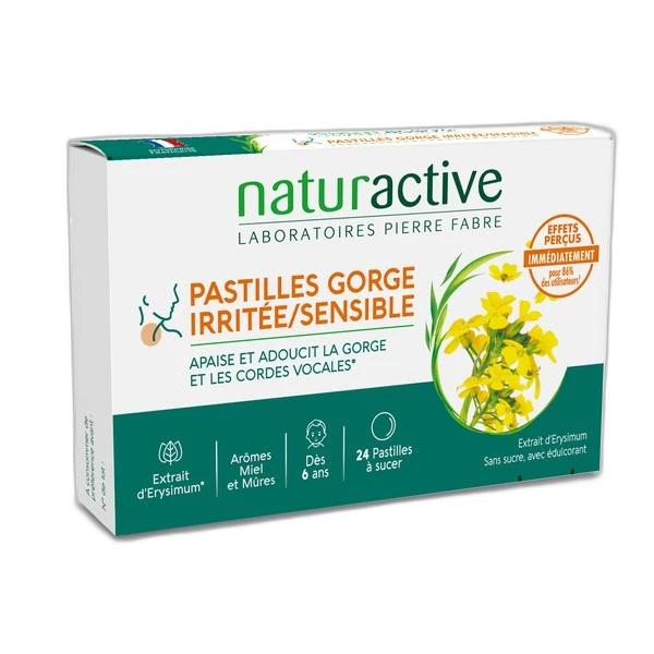 Naturactive Pastilles Gorge irritée/sensible