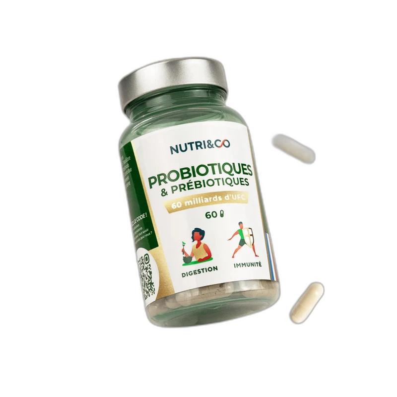 Nutri&Co Probiotiques et prébiotiques Probio2