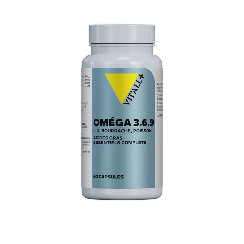 VIT'ALL+ OMEGA 3.6.9 (Huiles de bourrache, lin, poisson)