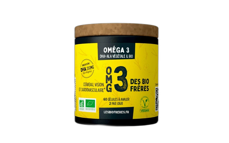 Les Bio Frères OMG3 - Oméga 3 vegan