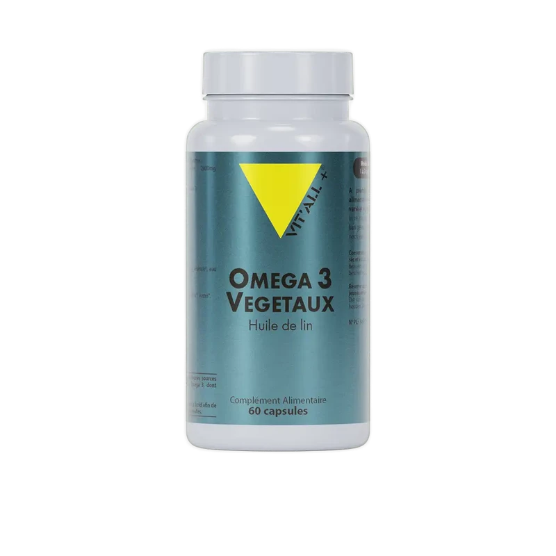 VIT'ALL+ OMEGA 3 VÉGÉTAUX (Huile de lin) 1000mg