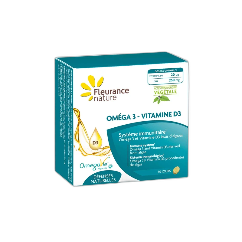 Fleurance Nature Oméga 3-Vitamine D3