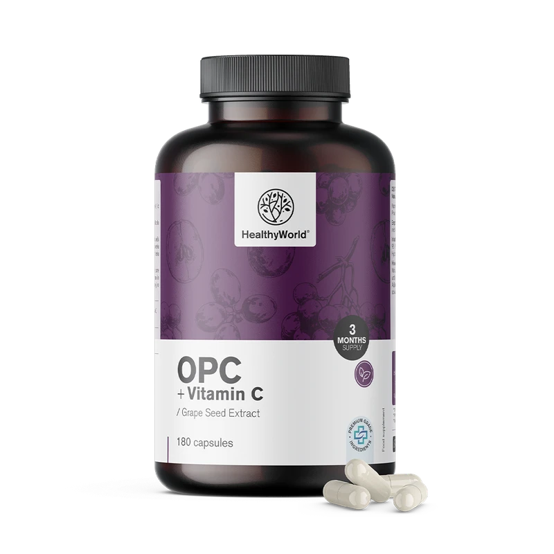 HealthyWorld OPC - pépins de raisin + vitamine C