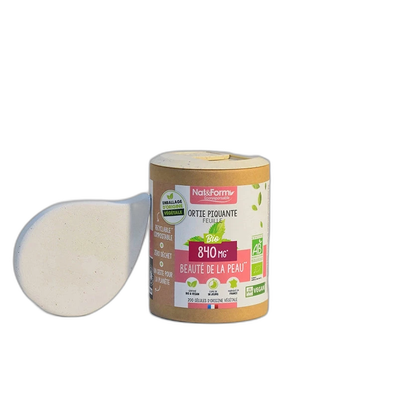 Nat&Form Ortie piquante Feuille Bio en gélules