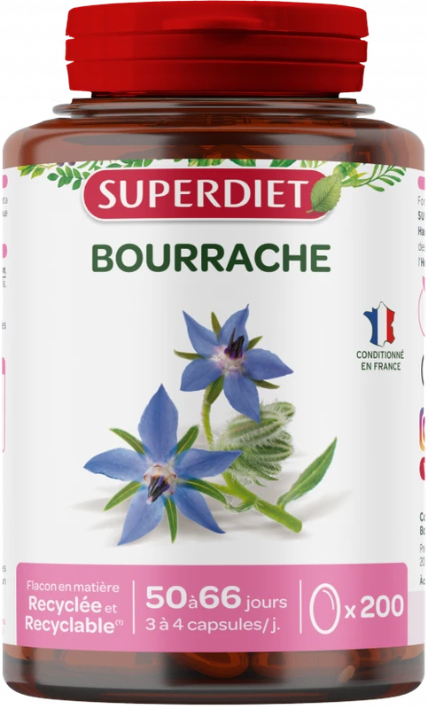 Superdiet Super Diet Huile de Bourrache capsules