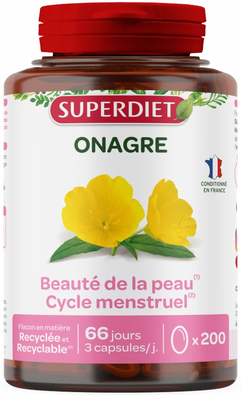 Superdiet Super Diet Huile d'Onagre capsules