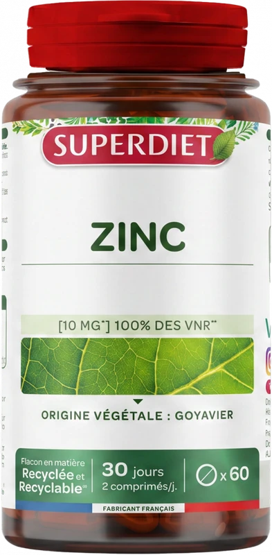 Superdiet Super Diet Zinc comprimés