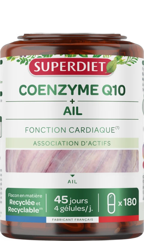 Superdiet Super Diet Coenzyme Q10 + Ail gélules
