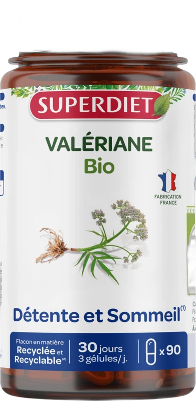 Superdiet Super Diet Valériane Bio gélules