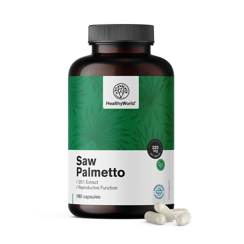 HealthyWorld Saw Palmetto - palmier nain 320 mg