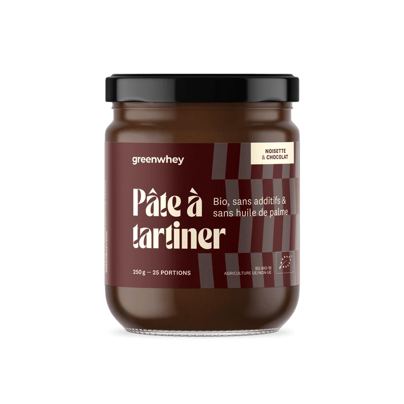 GreenWhey Pâte à tartiner protéinée Bio