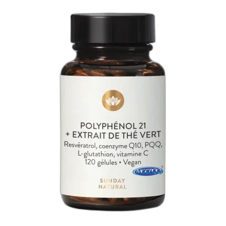 Sunday Natural Polyphénols 21 + thé vert