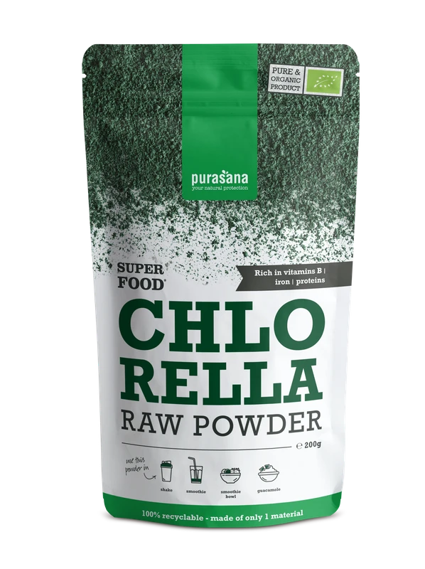 Purasana Chlorella poudre