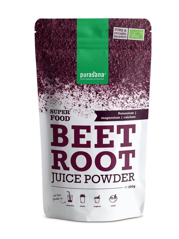 Purasana Poudre de jus de betteraves rouges