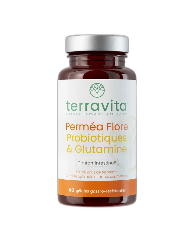 Terravita Perméa flore probiotiques & glutamine