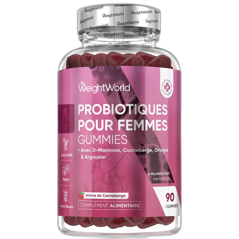 WeightWorld Probiotiques Gummies pour Femmes