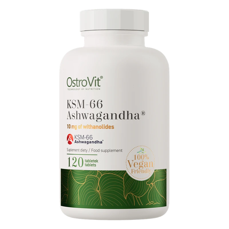 OstroVit KSM-66 Ashwagandha VEGE 120 comprimés