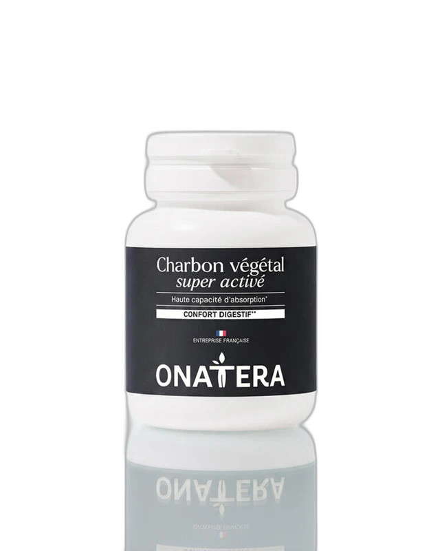 Onatera Charbon végétal super activé - 60 gélules