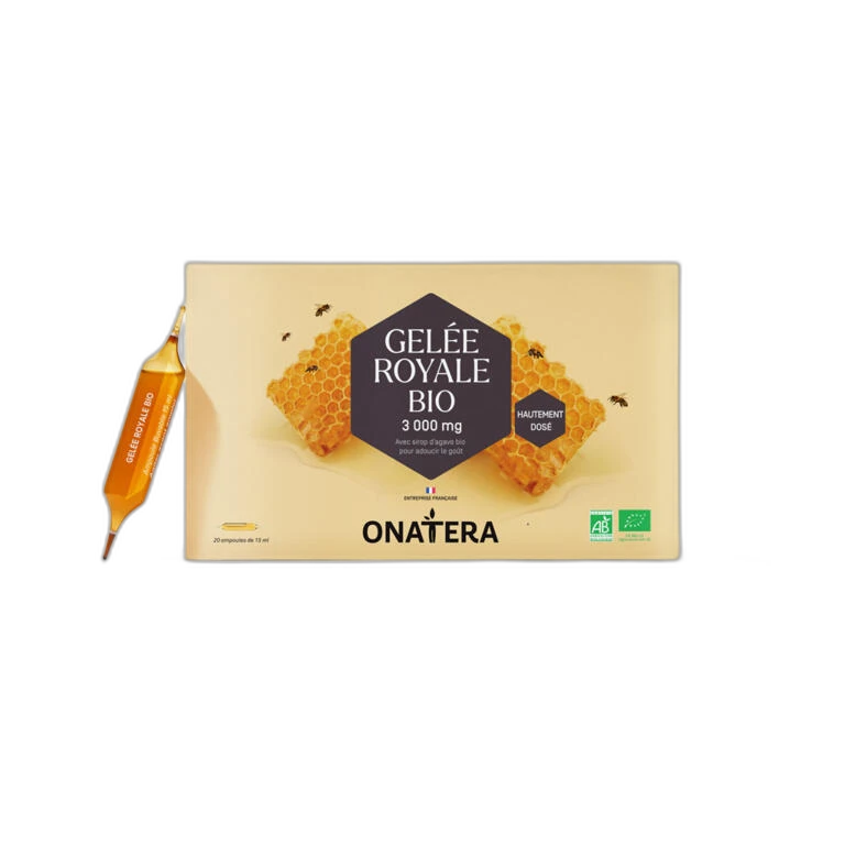 Onatera Gelée Royale 3000 mg Bio - 20 ampoules