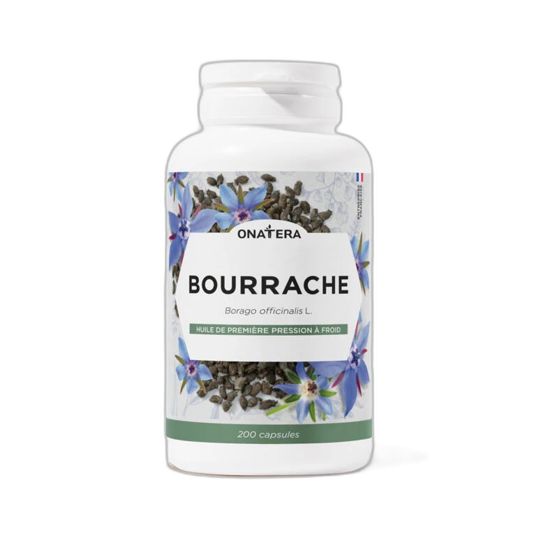 Onatera Huile de Bourrache - 200 capsules