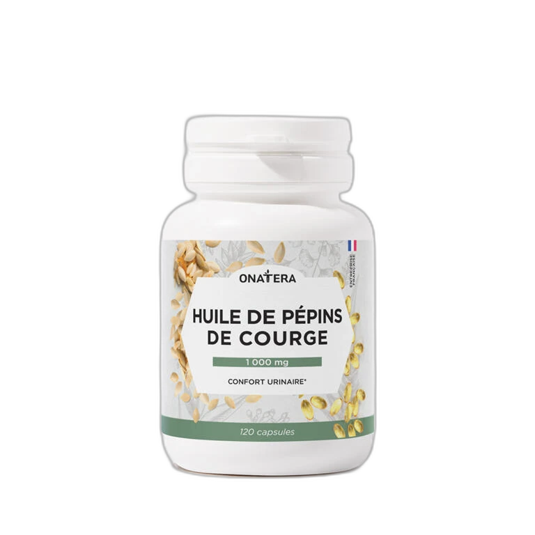 Onatera Huile de pépins de courge - 120 capsules